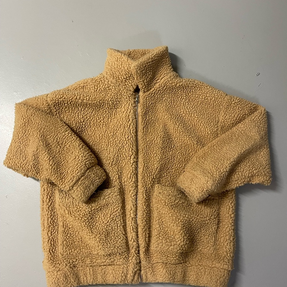I.AM.GIA Tan Puffer Jacket with Stand-Up Collar